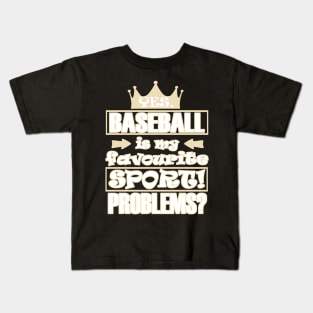 baseball pitcher baseball bat baseball player Kids T-Shirt